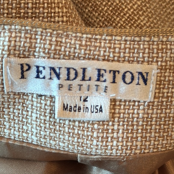 Pendleton Woven Tweed Textured Skirt - Made in USA - Picture 3 of 12